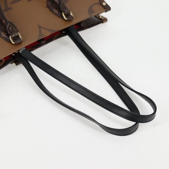 LOUIS VUITTON Monogram Reverse Giant On the Go MM Tote Bag M45321 LV Auth PP834A - Picture 9 of 16